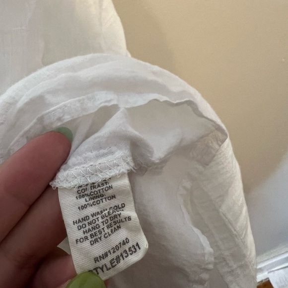 3/$25 🙌🏼 Hem & Thread High Neck Cutout Gauzey Layered Pockets Mini Dress Large - Picture 7 of 10